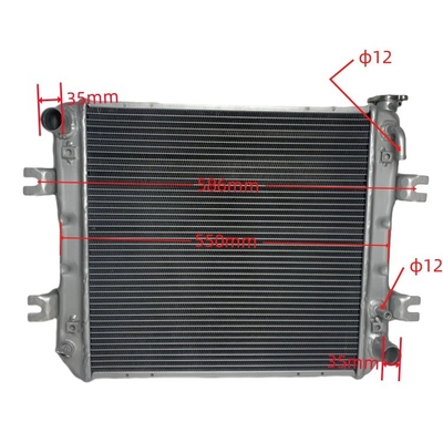 6.7KG 重量 ハンチャ CPCD30 Nシリーズフォークリフト用の水力散熱器 N160-334000-001