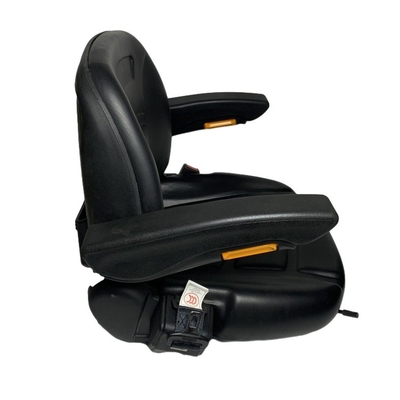 ブラックユニバーサル コンフォート 豪華 H2KE6-80051 フォークリフト シート マイクロスイッチ アームレストとシートベルト